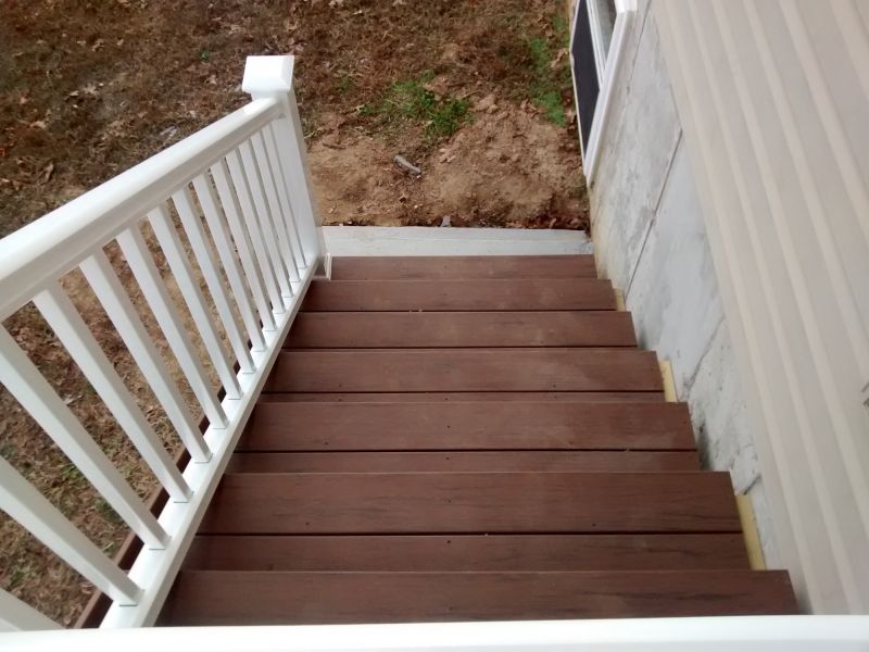 Finished Wooden Stairs